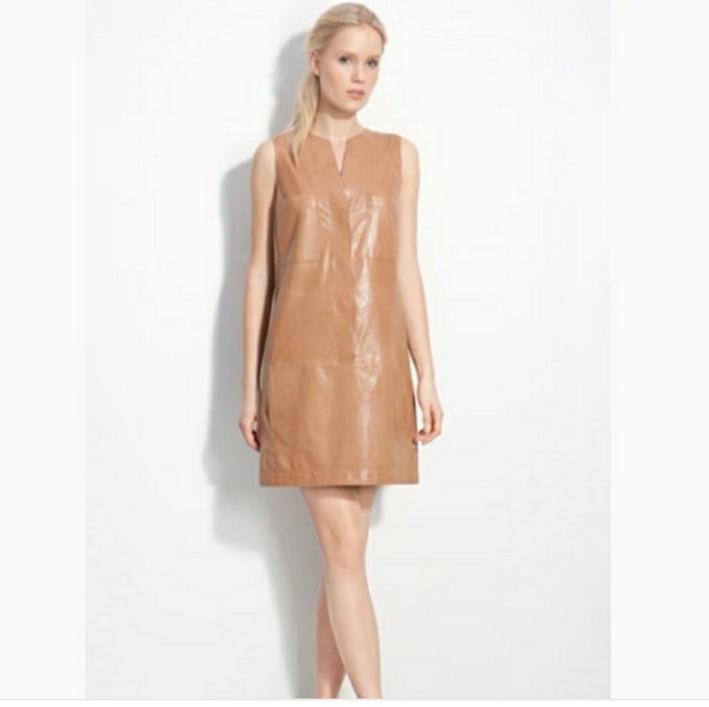 Vince 100% leather dress